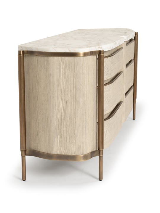 de sousa hughes quintus Sombra Credenza Straight side view