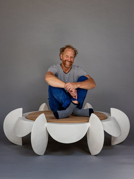 de sousa hughes stephen antonson Half Moon Coffee Table Version 2 Stephen