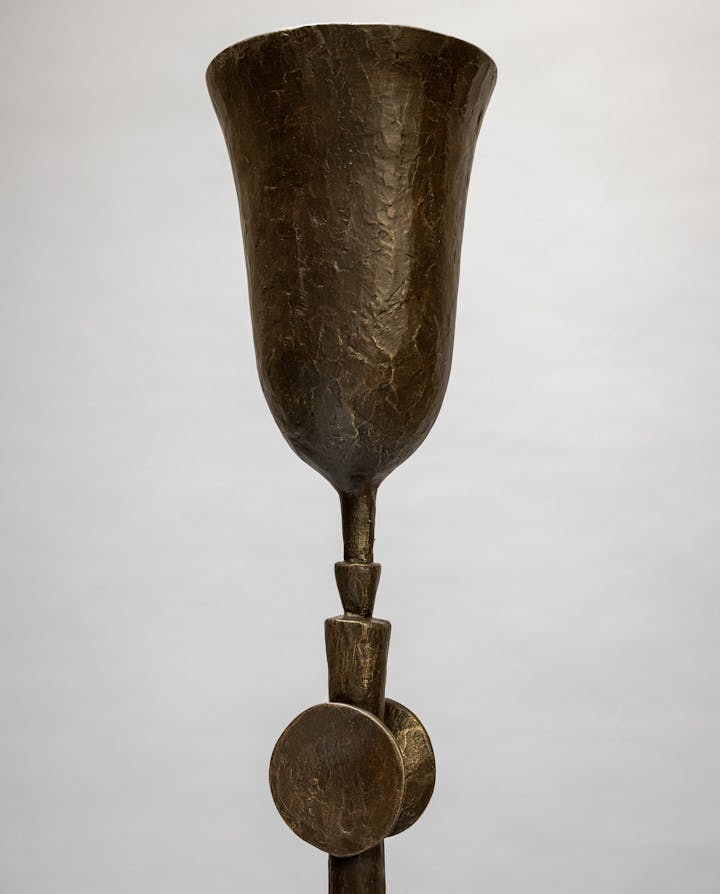 de sousa hughes stephen antonson Juno Torchiere bronze cup detail