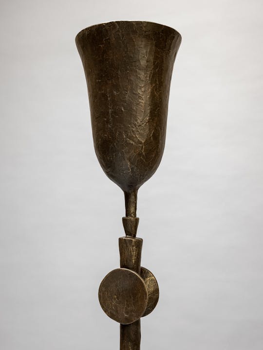 de sousa hughes stephen antonson Juno Torchiere bronze cup detail