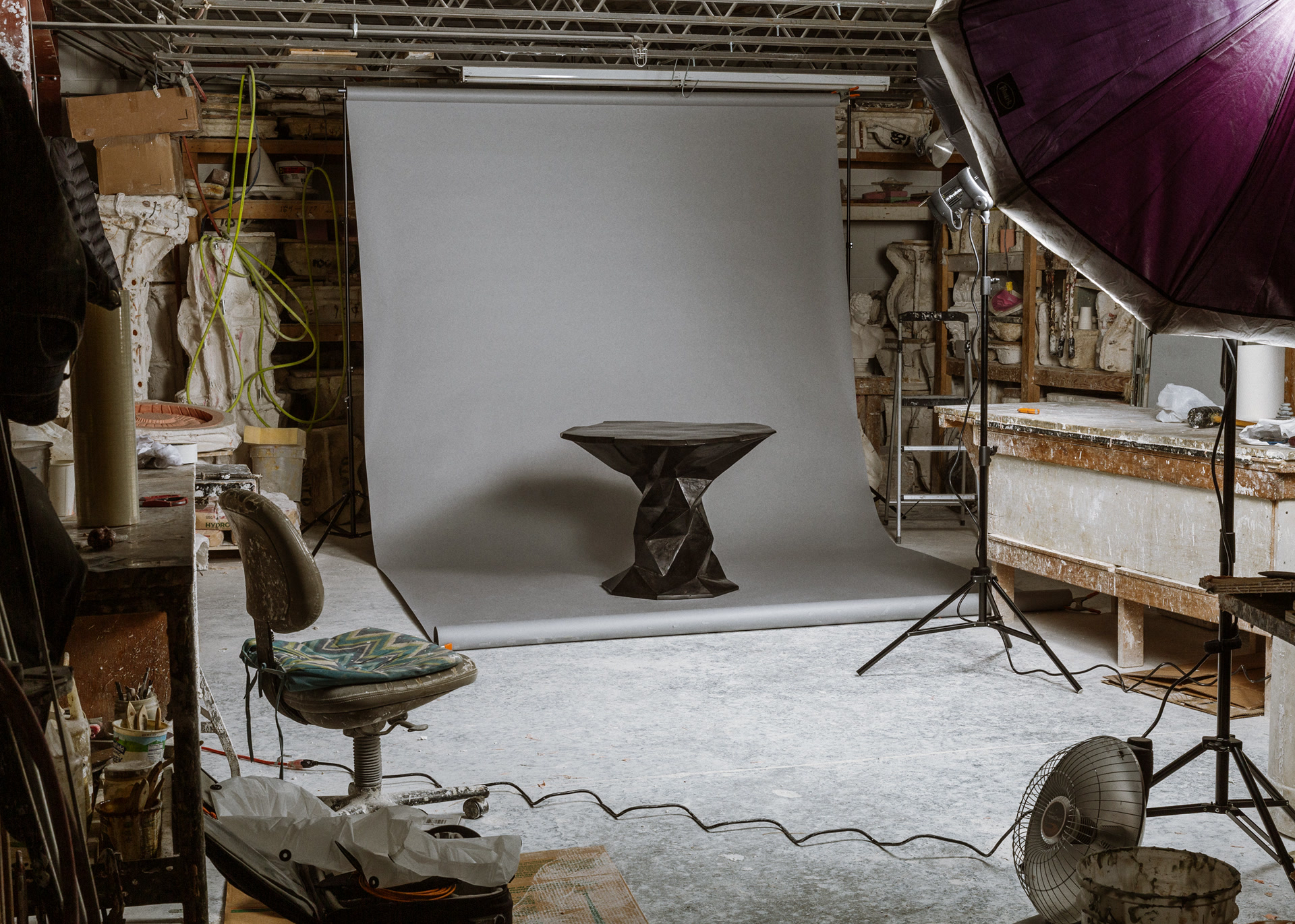 de sousa hughes stephen antonson Macklin Center Table Bronze Studio 2