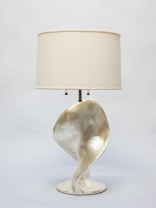 de sousa hughes stephen antonson Serpentina Lamp white gold gilded
