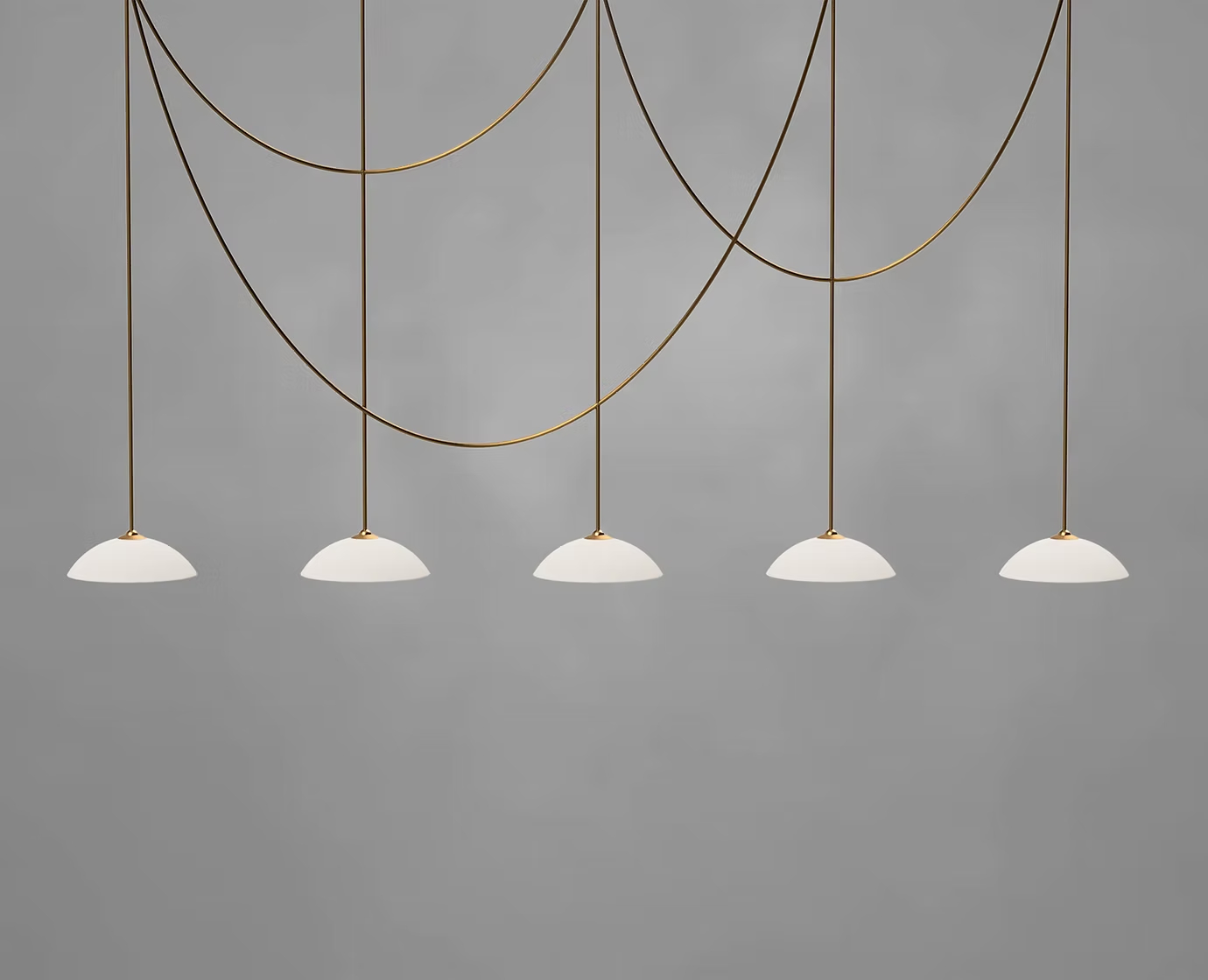 de sousa hughes ted bradley Swag Pendants Set of 5 Linear Flat