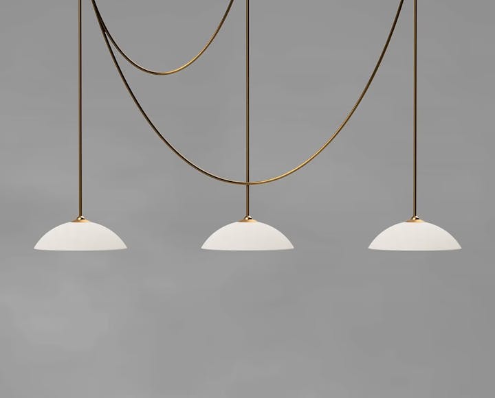 de sousa hughes ted bradley Swag Pendants Set of 3 Linear Flat