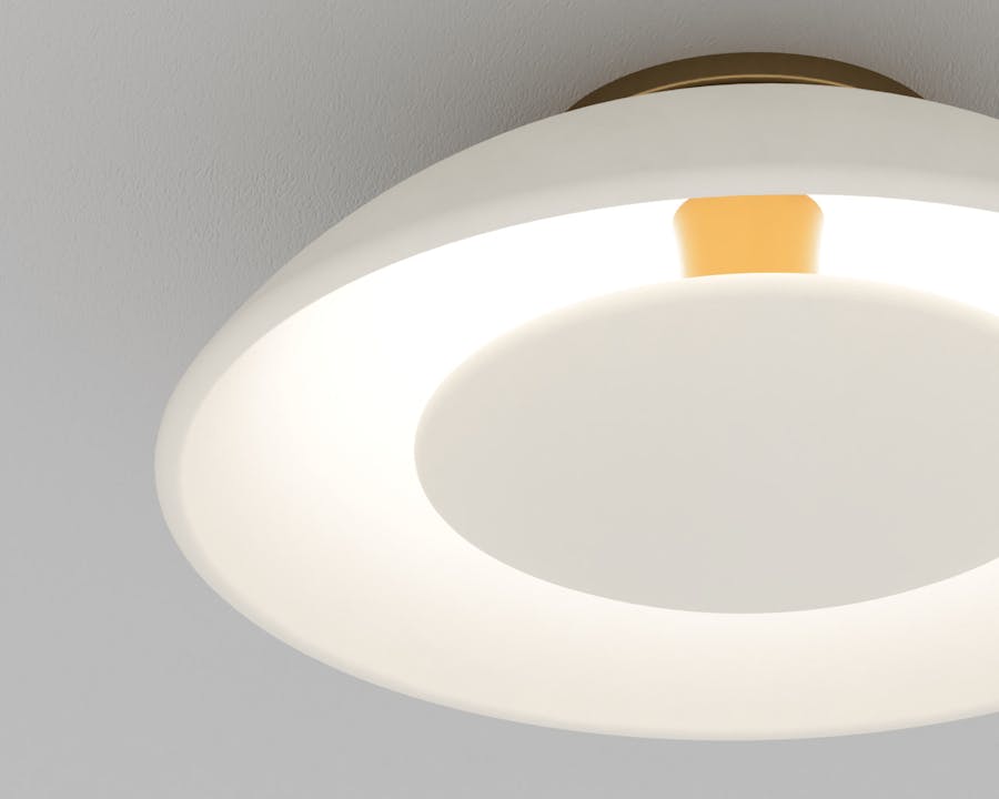 de sousa hughes ted bradley Flush mount 12 Inch detail