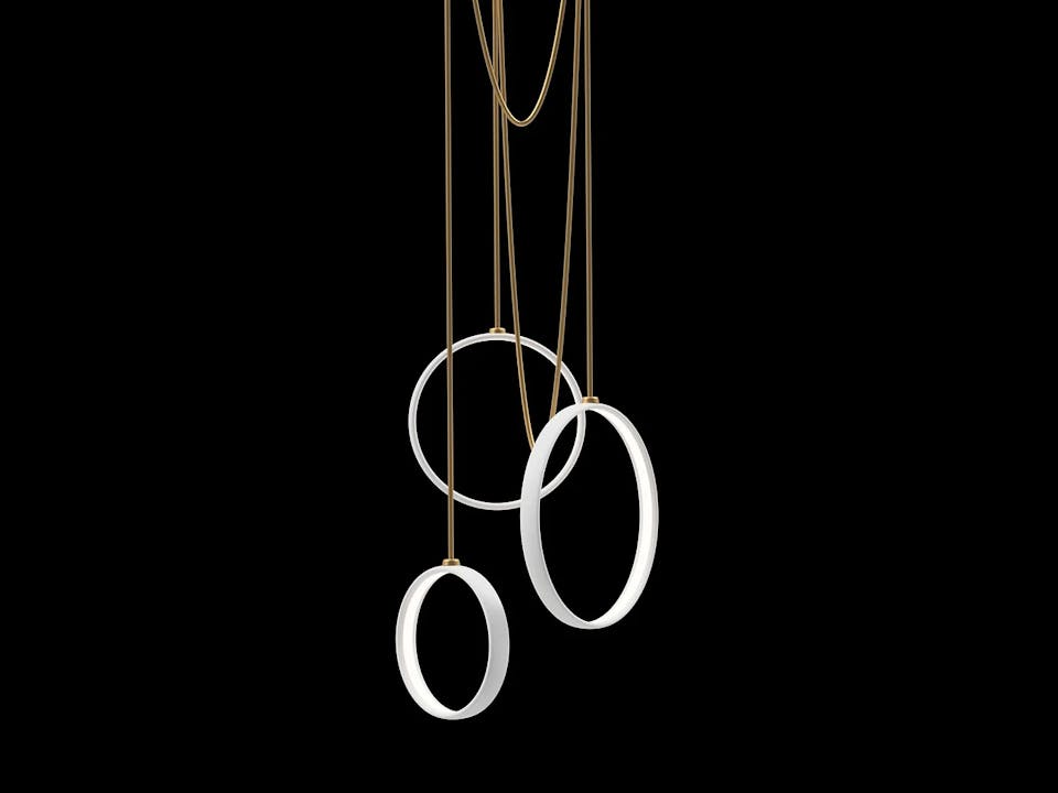 de sousa hughes ted bradley Swag Pendants Set of 3 Tall