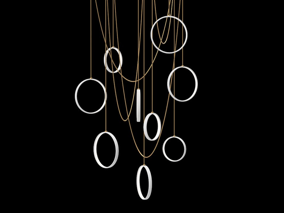 de sousa hughes ted bradley Swag Pendants Set of 9