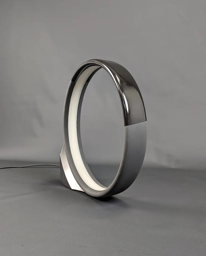 a de sousa hughes ted bradley Eclipse Table Lamp Shades of Grey