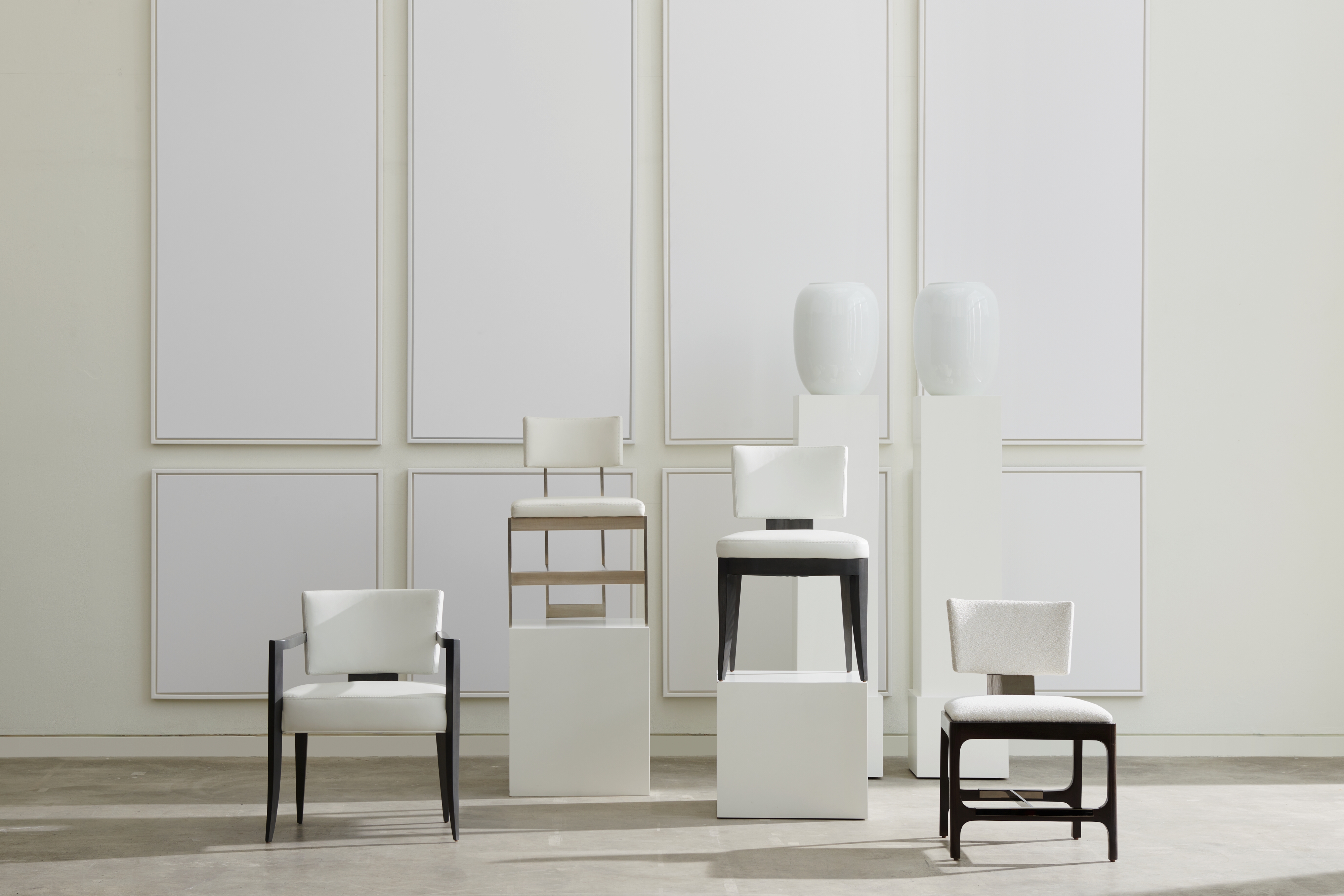 de-sousa-hughes-powell-bonnell-Avenue armchair, Alto dining chair, Avenue side chair, Gramercy dining chair