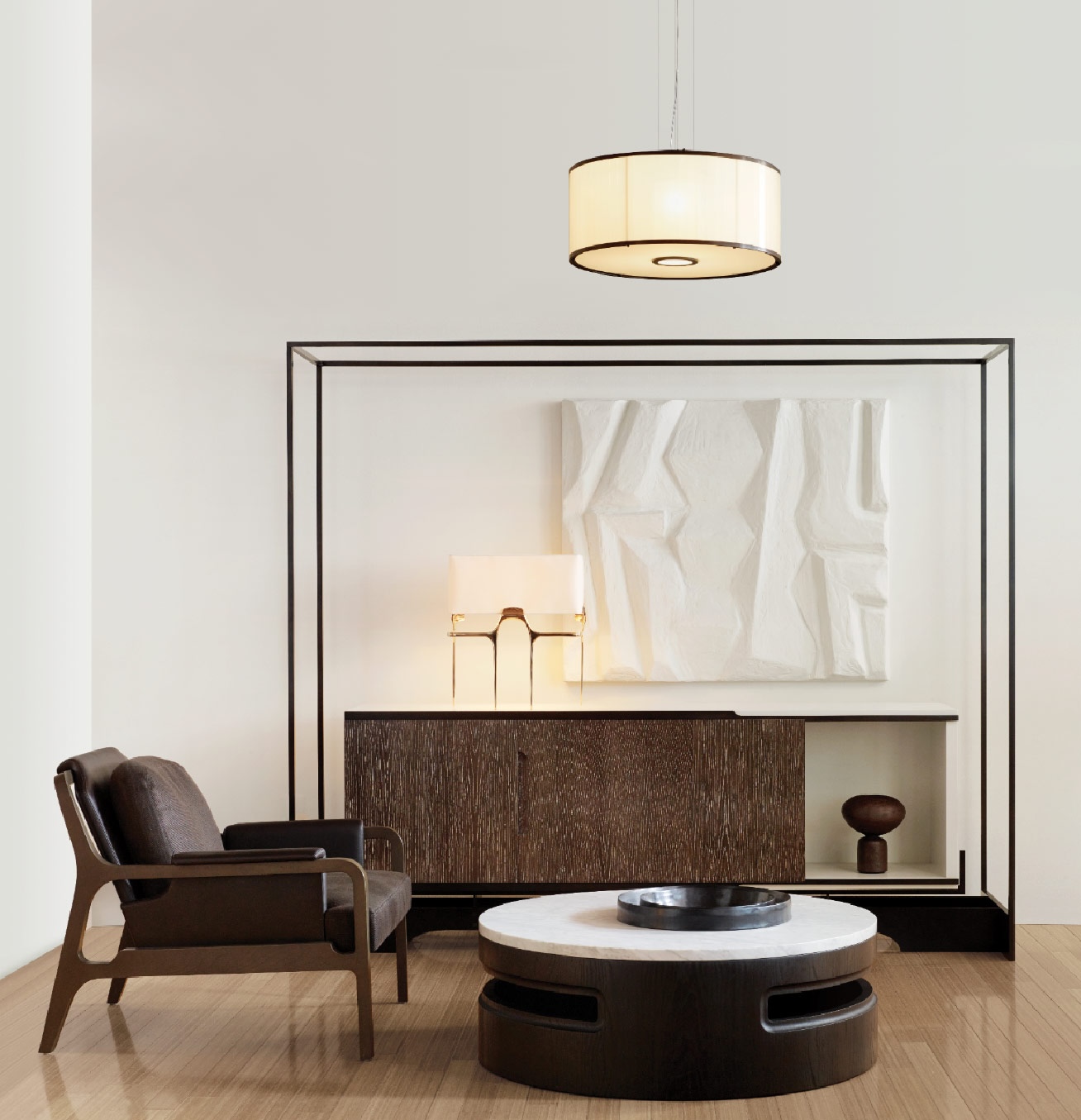de-sousa-hughes-McEwen-Lighting-B-Ring-Suspension-Showroom