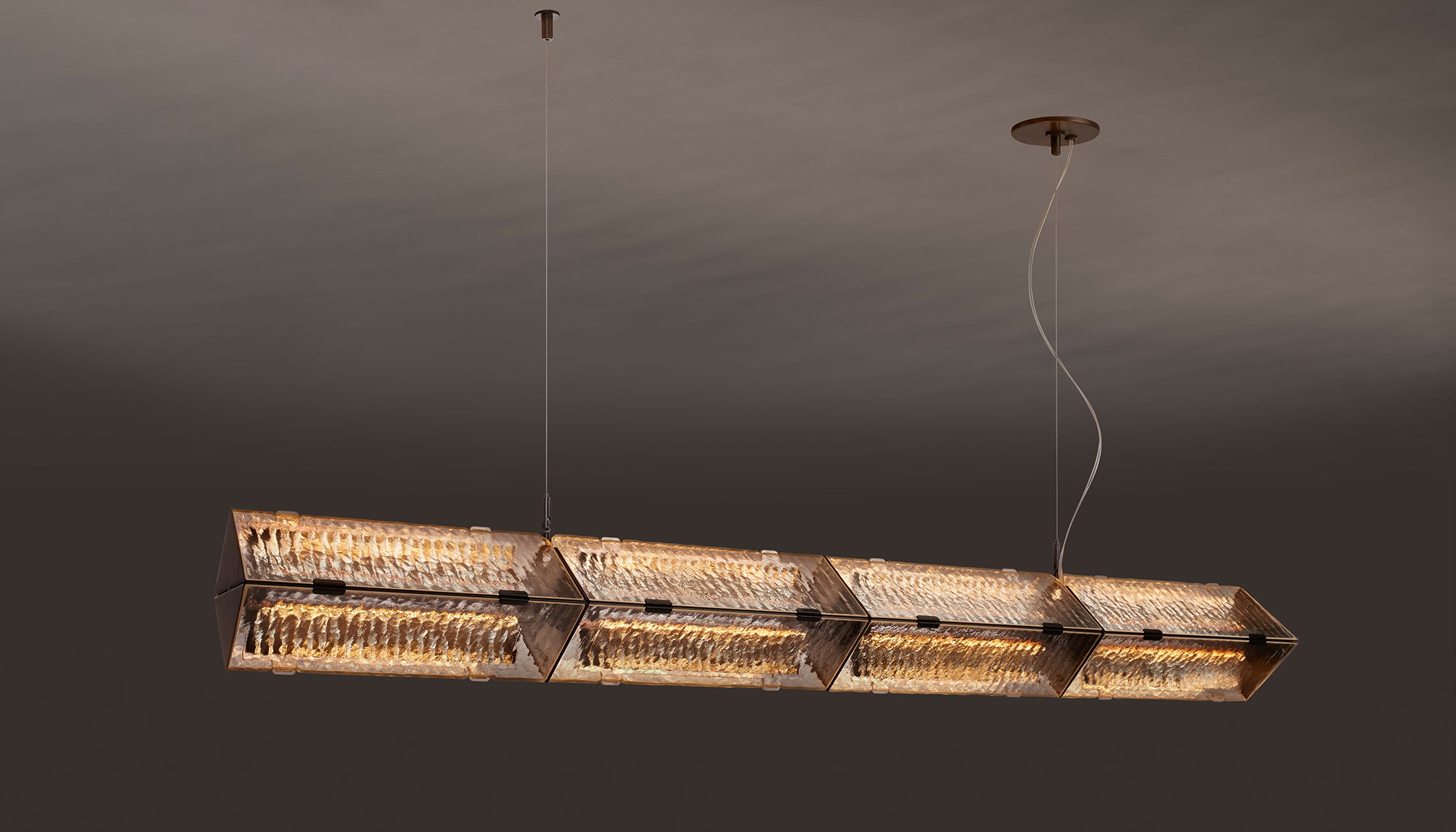 de sousa hughes McEwen Lighting Prism Linear Suspension angle 3