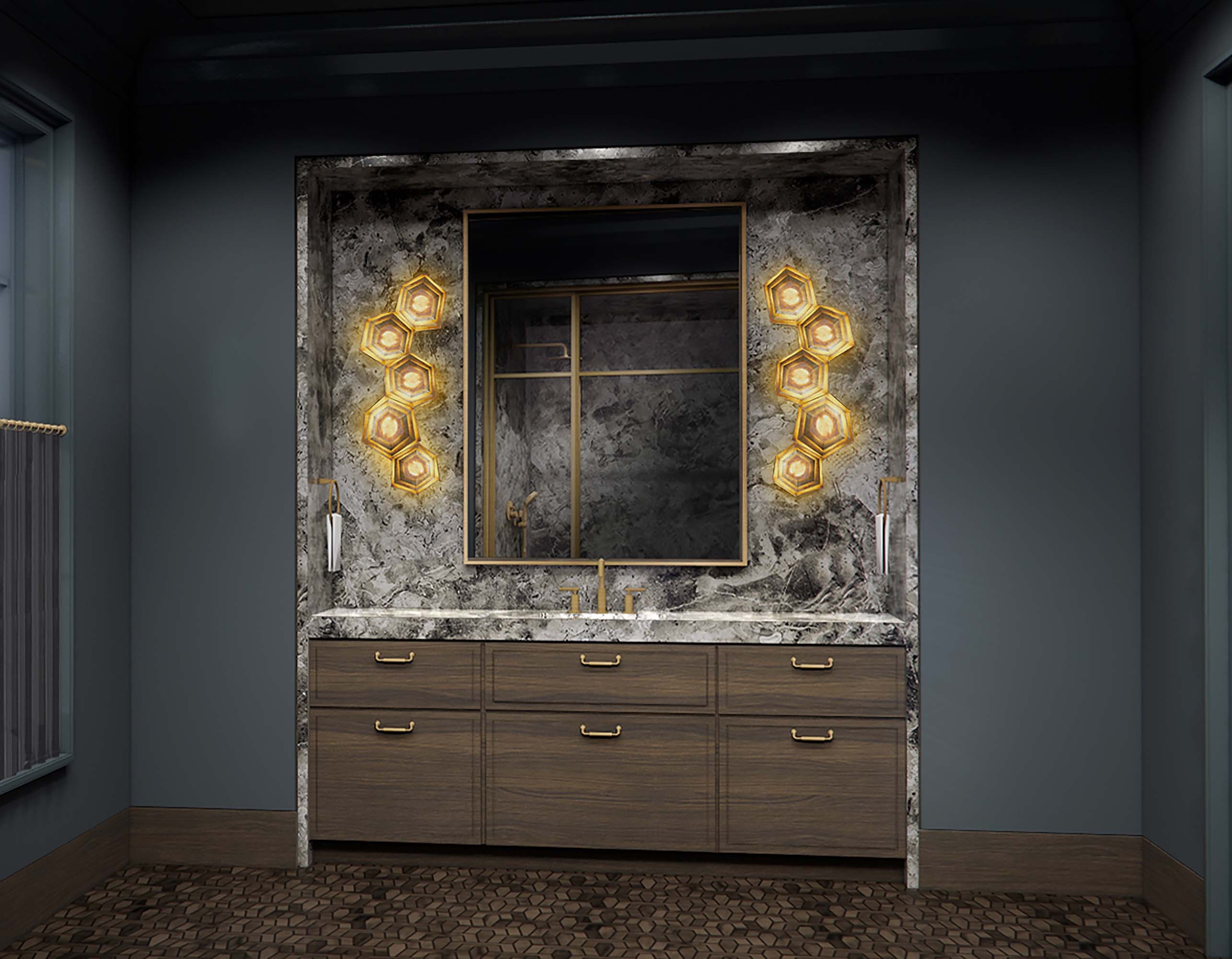 de-sousa-hughes-Tuell-Reynolds-Hive-Linear-Sconce-Install