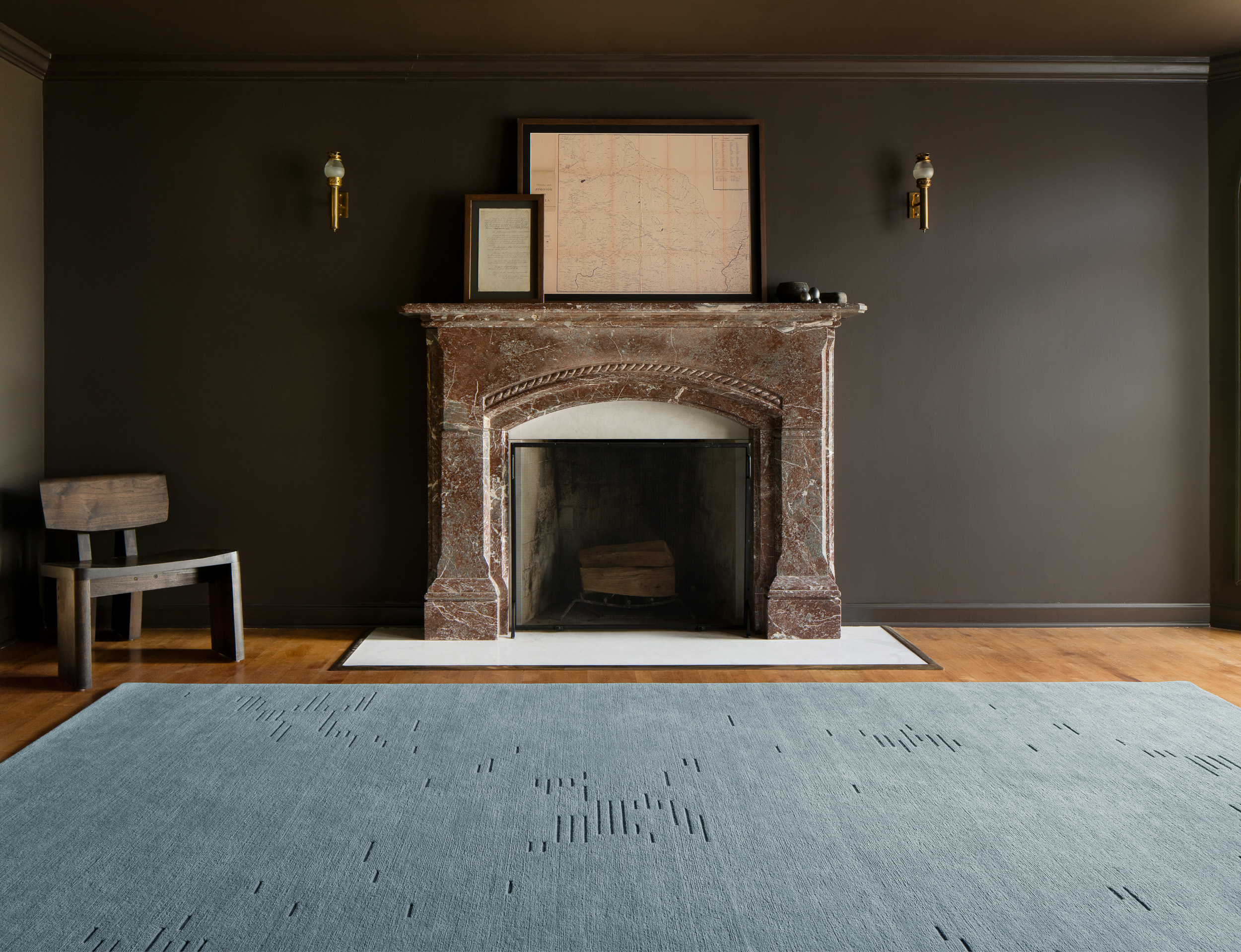 de sousa hughes erden constellation blue sylvatica rug