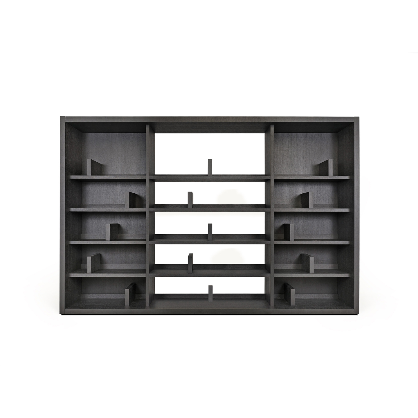 de sousa hughes liaigre BLOC BOOKSHELF CHARBON WIREBRUSHED OAK