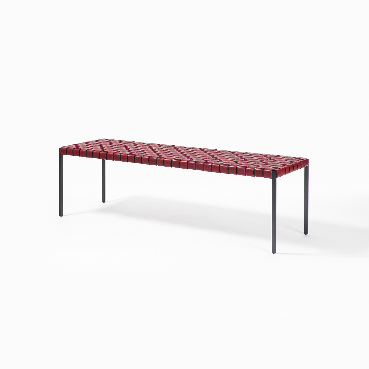 de sousa hughes mark albrecht Classic Bench Black Steel Red Angle