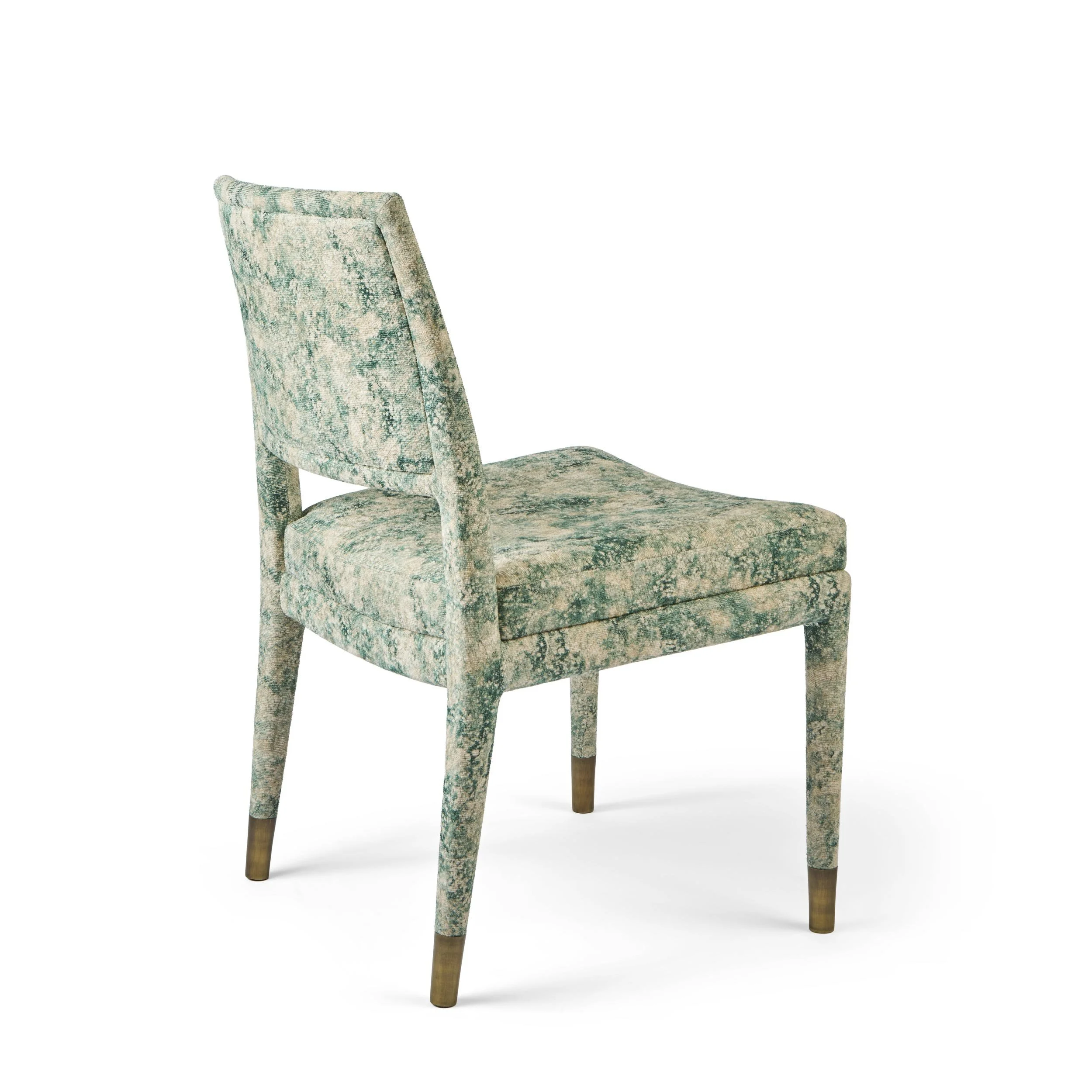 f2AIvOtkhBwSl de sousa hughes natasha baradaran Enzo Dining Chair green side angle 2