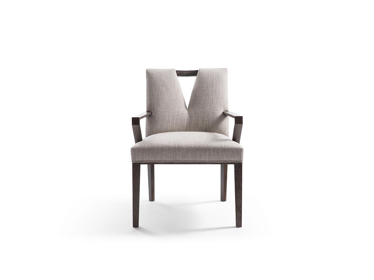 de sousa hughes bright chair mike arm chair front angle