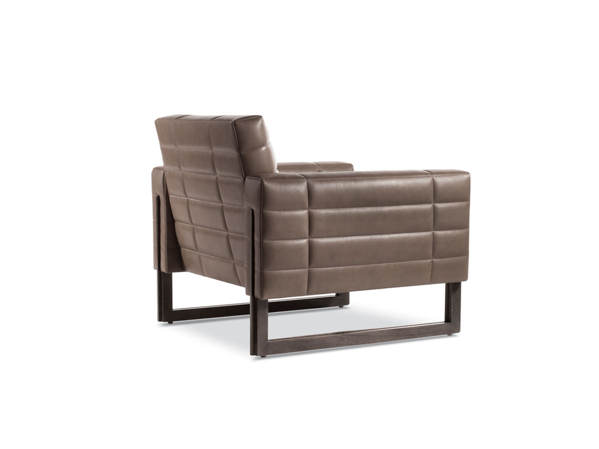 de sousa hughes bright chair adil wood leg lounge chair back angle