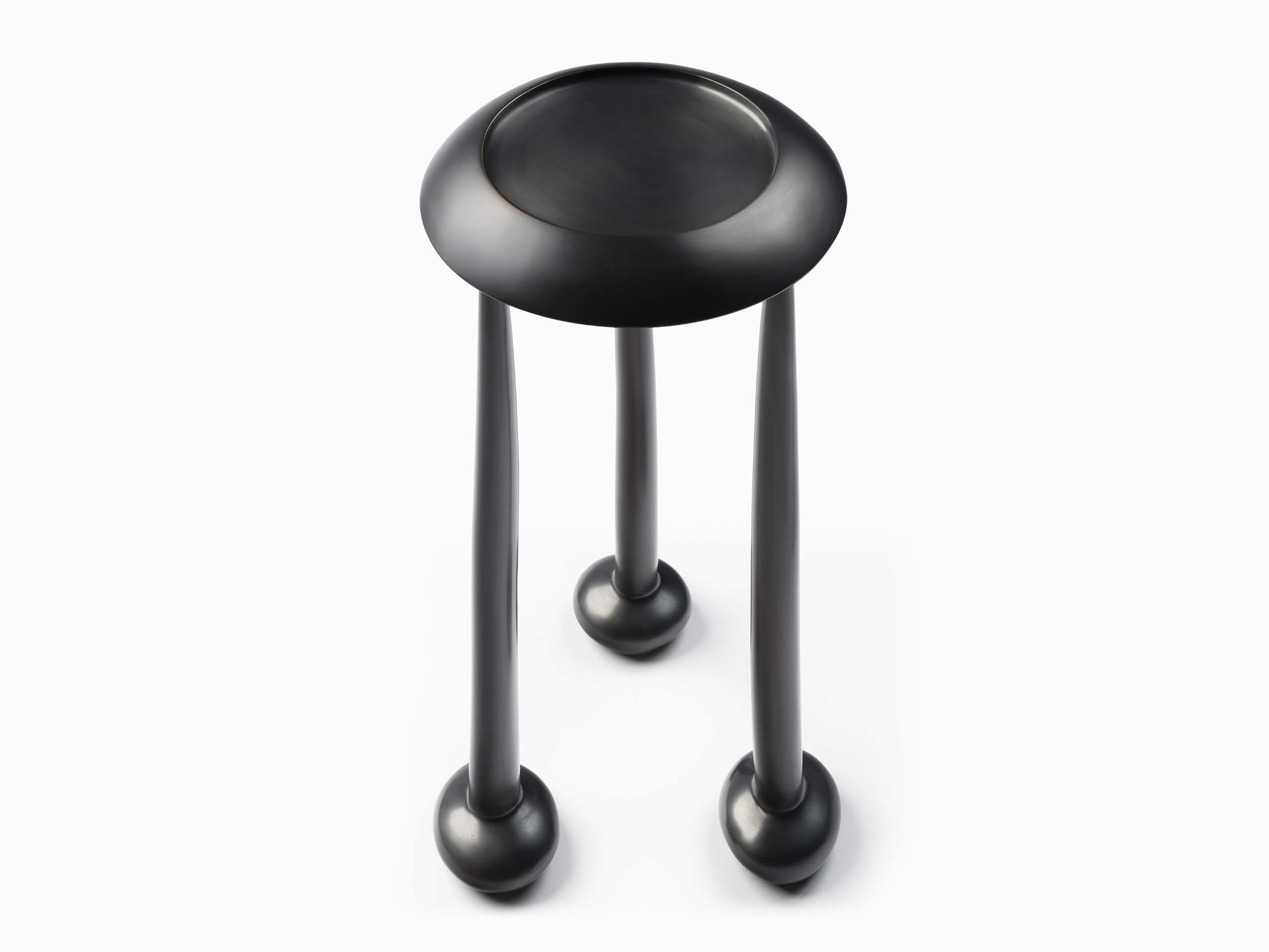 de sousa hughes caste rennic drink table darkened finish top detail