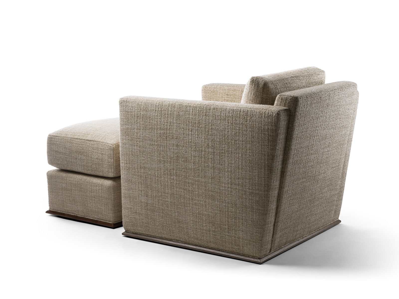 de sousa hughes bright chair wilder lounge chair and ottoman back angle