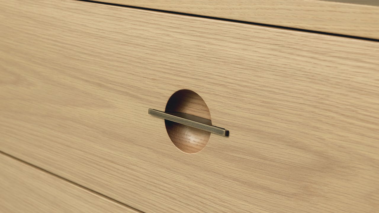 de sousa hughes napa 72 dresser 6 drawer detail