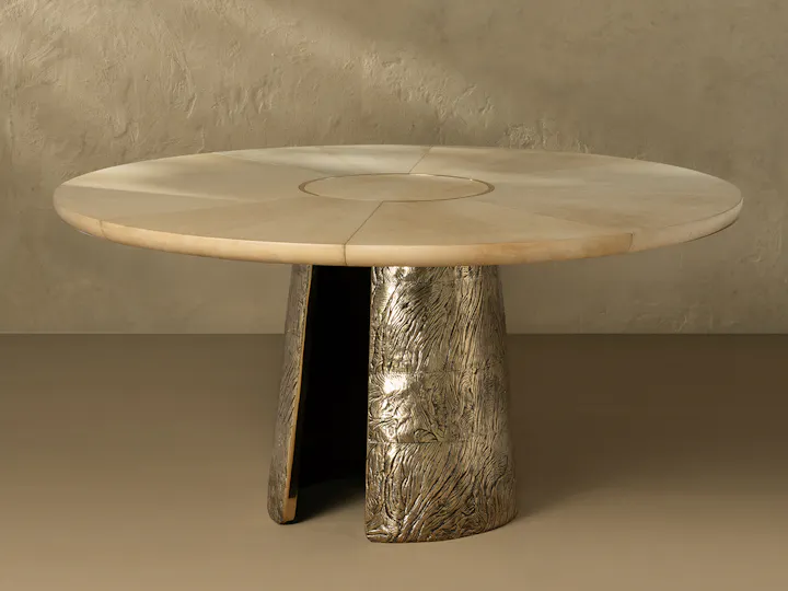 de sousa hughes alexander lamont pave dining table top angle