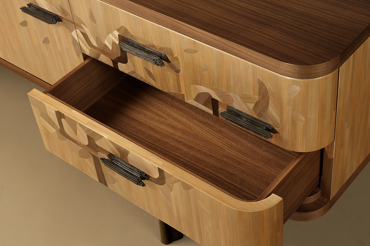 de sousa hughes alexander lamont arbor credenza drawer detail