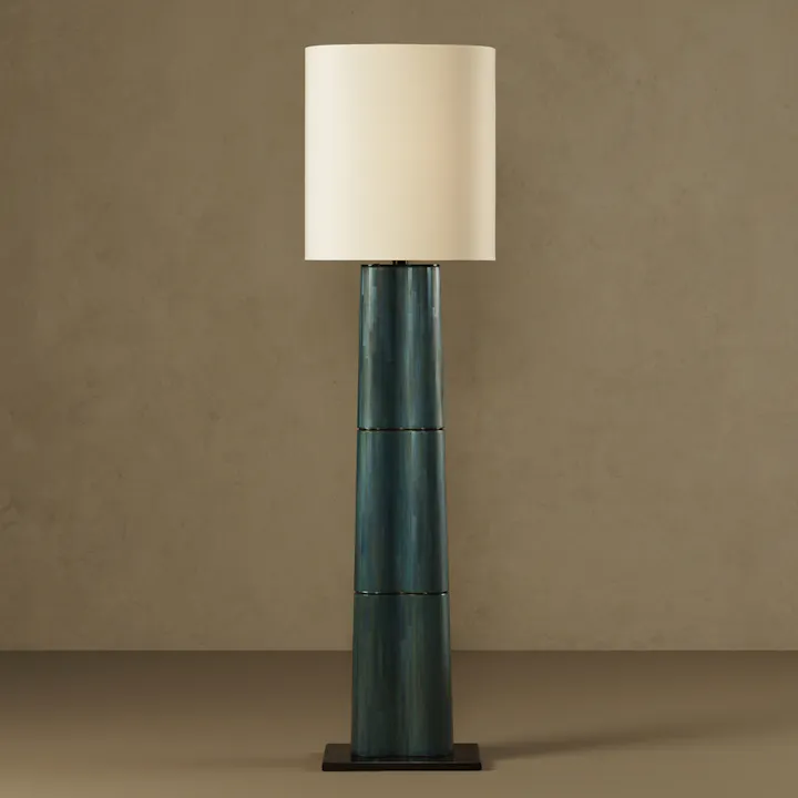 de sousa hughes alexander lamont moire floor lamp front