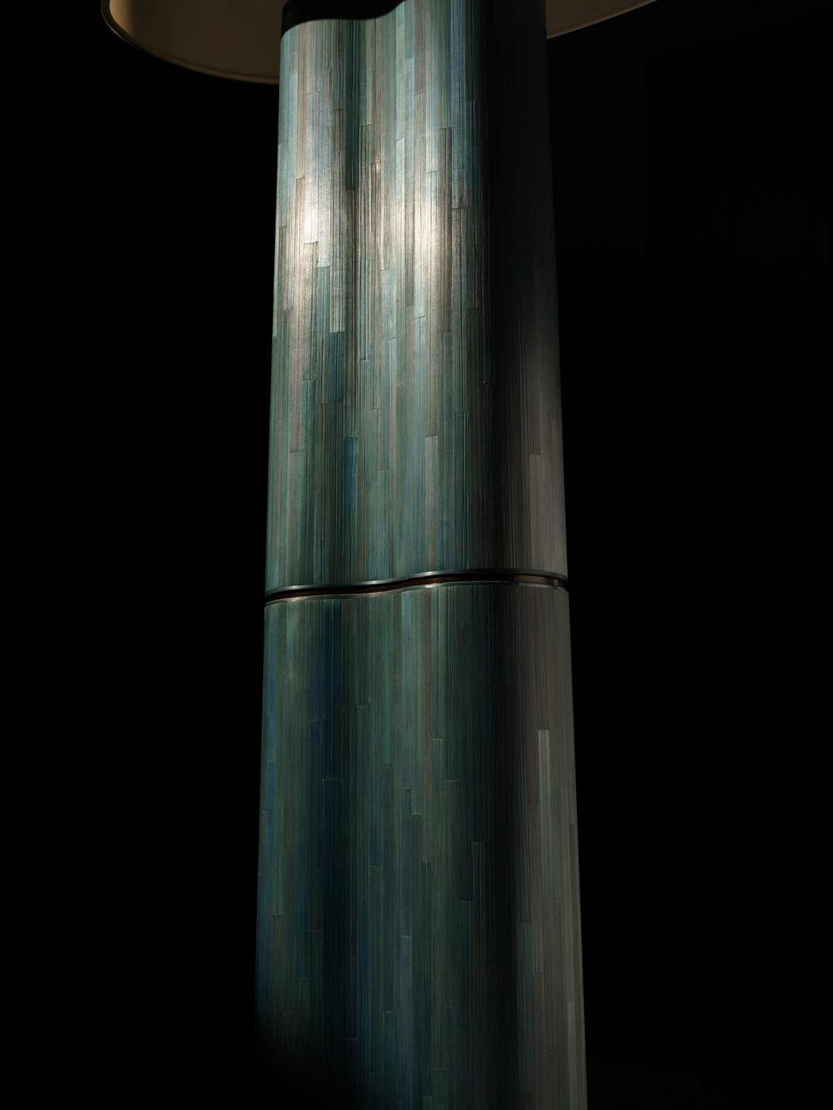 de sousa hughes alexander lamont moire floor lamp detail 2