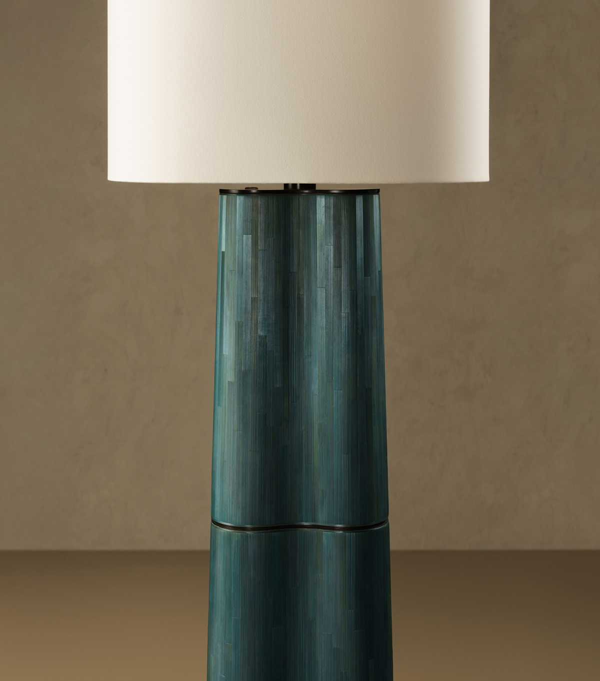 de sousa hughes alexander lamont moire floor lamp front detail 2
