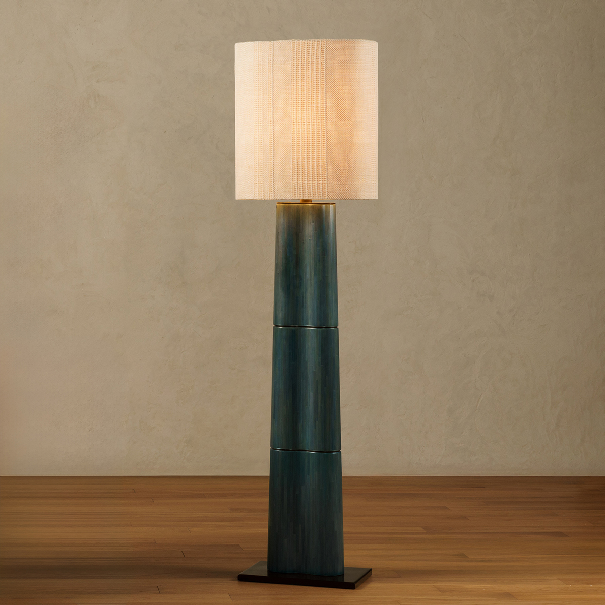 de sousa hughes alexander lamont moire floor lamp special shade