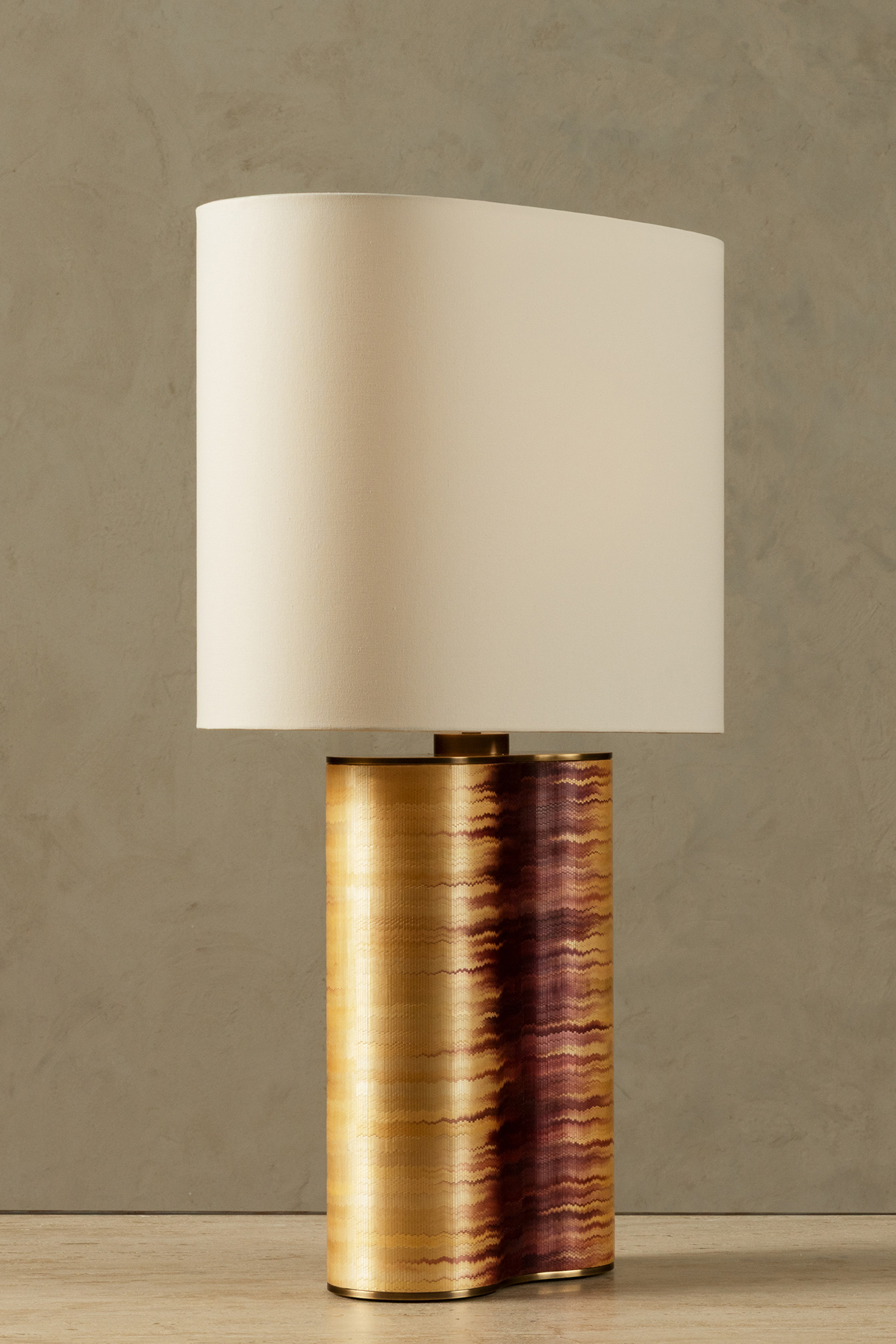 de sousa hughes alexander lamont moire table lamp angle 2
