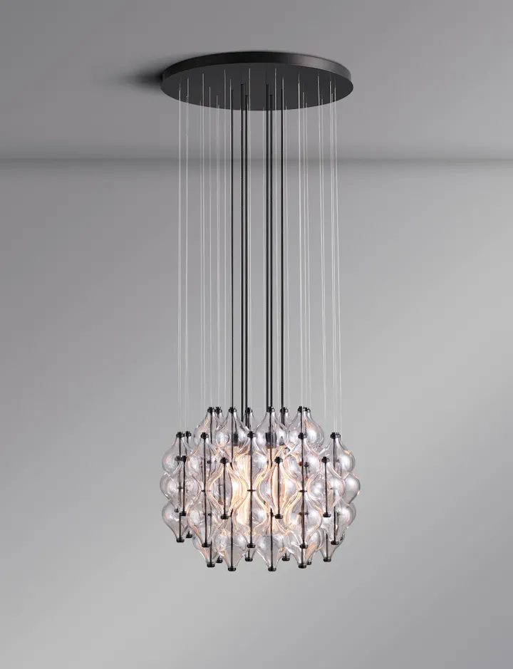de sousa hughes Jonathan Browning Le Petit Jacquemart Circular Chandelier