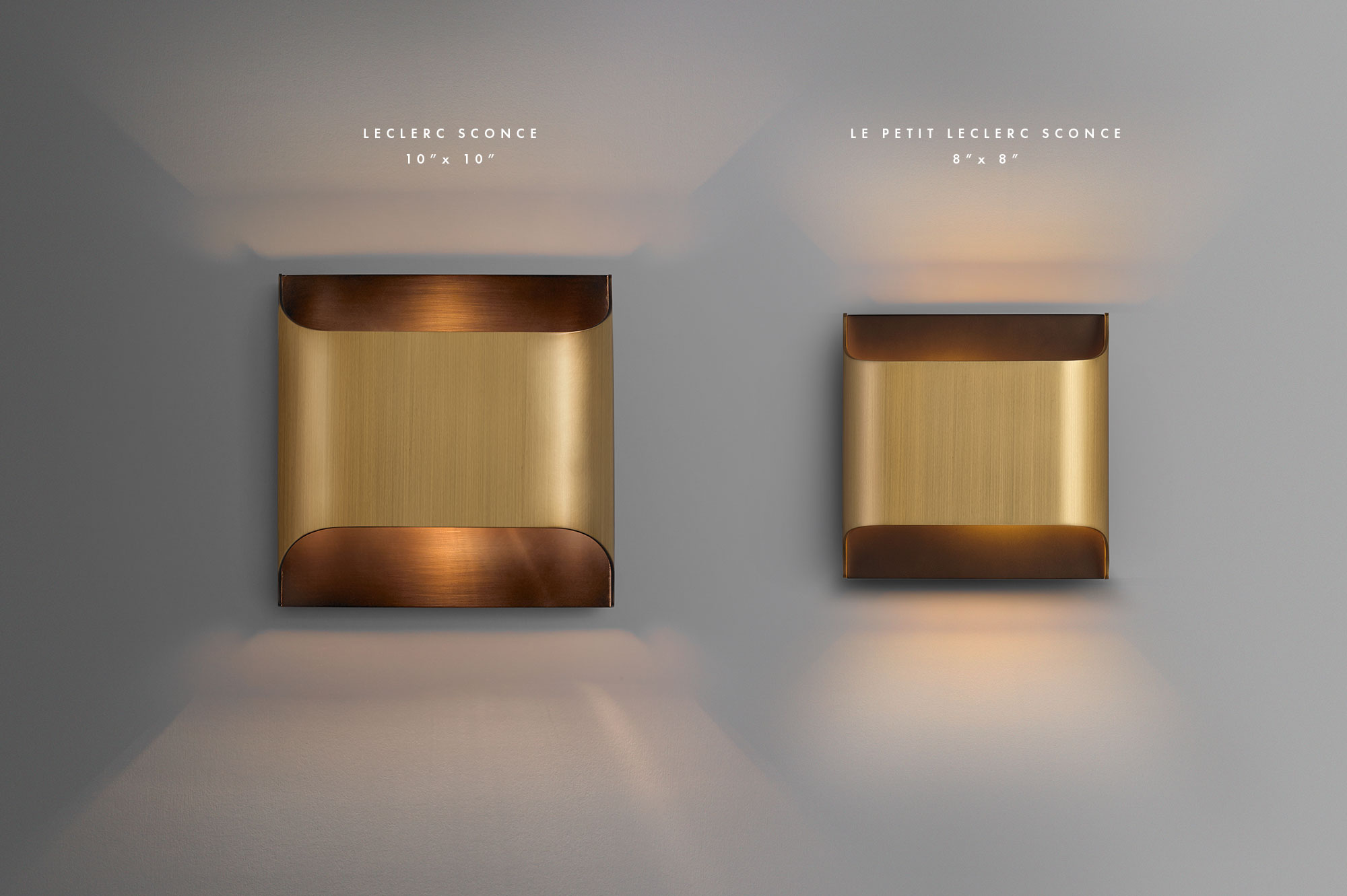 de sousa hughes Jonathan Browning Le Petit Leclerc Sconce comparison