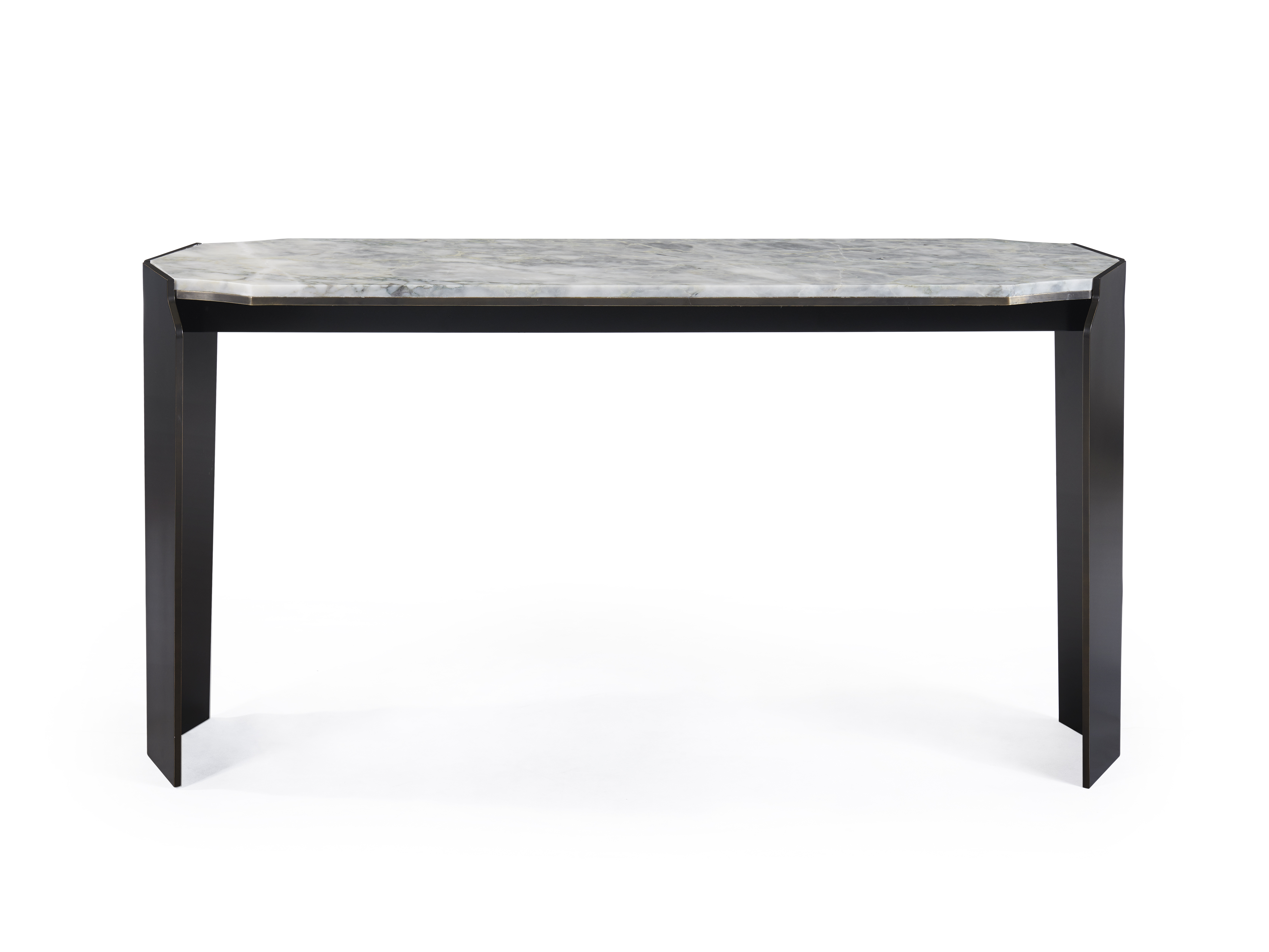 de sousa hughes atelier purcell AthenaConsole2 HandPatinatedDarkBronze&Carrara