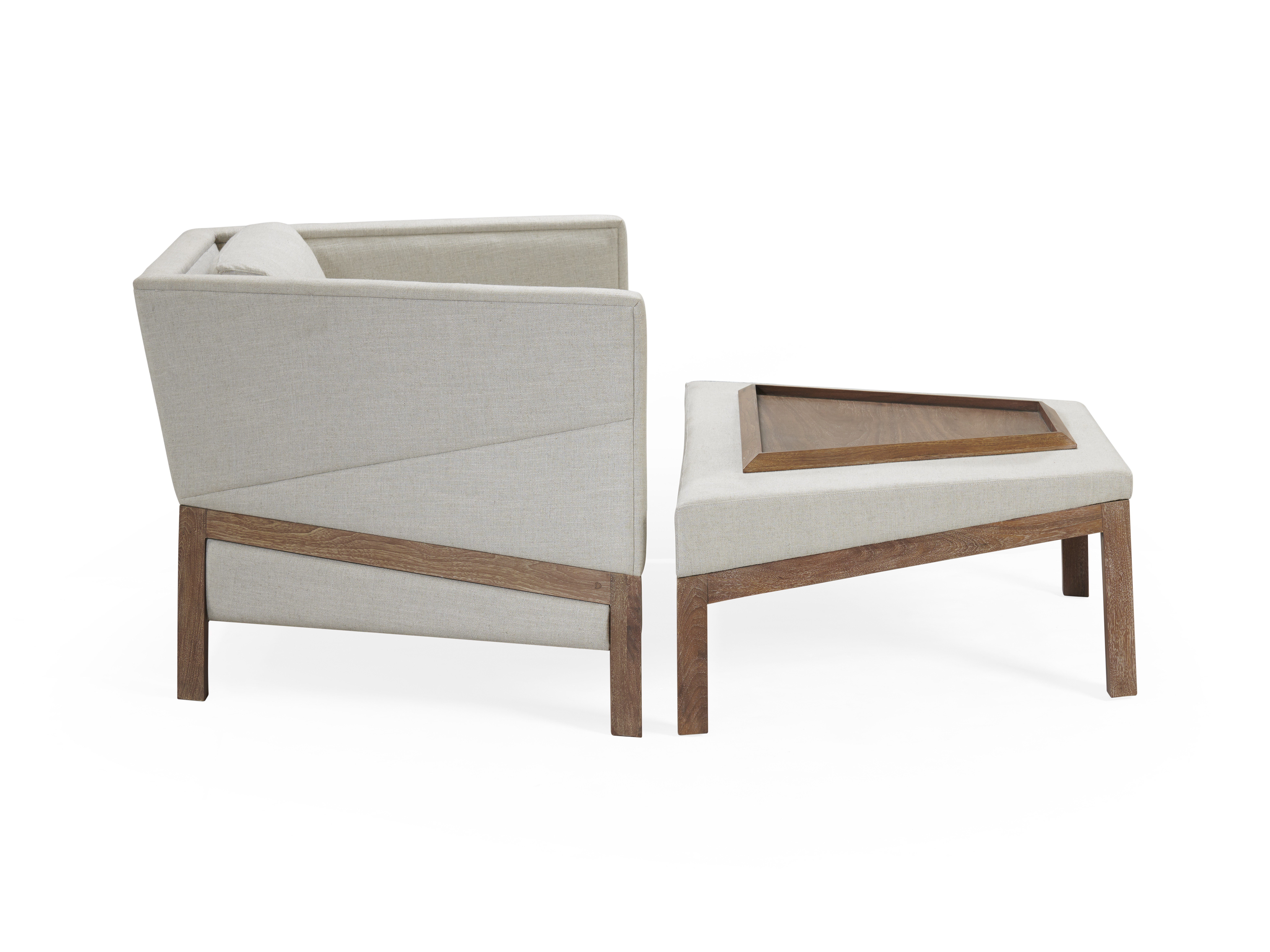 BiasLoungeChairandSmallOttoman3 NaturalWalnut