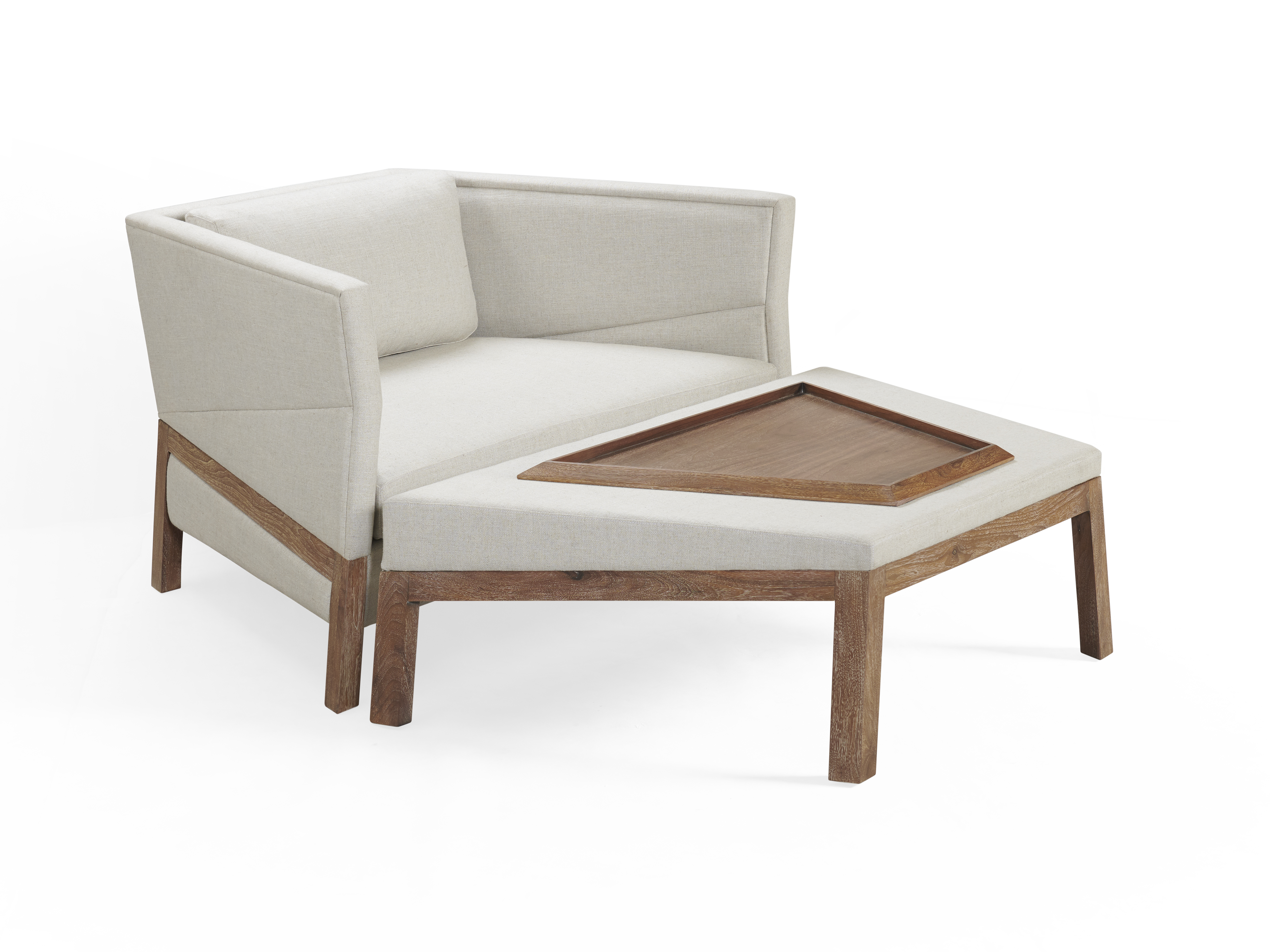 BiasLoungeChairandSmallOttoman2 NaturalWalnut