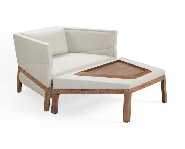 BiasLoungeChairandSmallOttoman2 NaturalWalnut