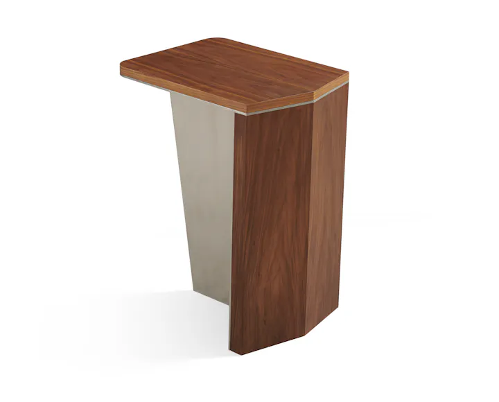 de sousa hughes atelier purcell Aegialia Small Table5 DarkWalnut StainlessSteel