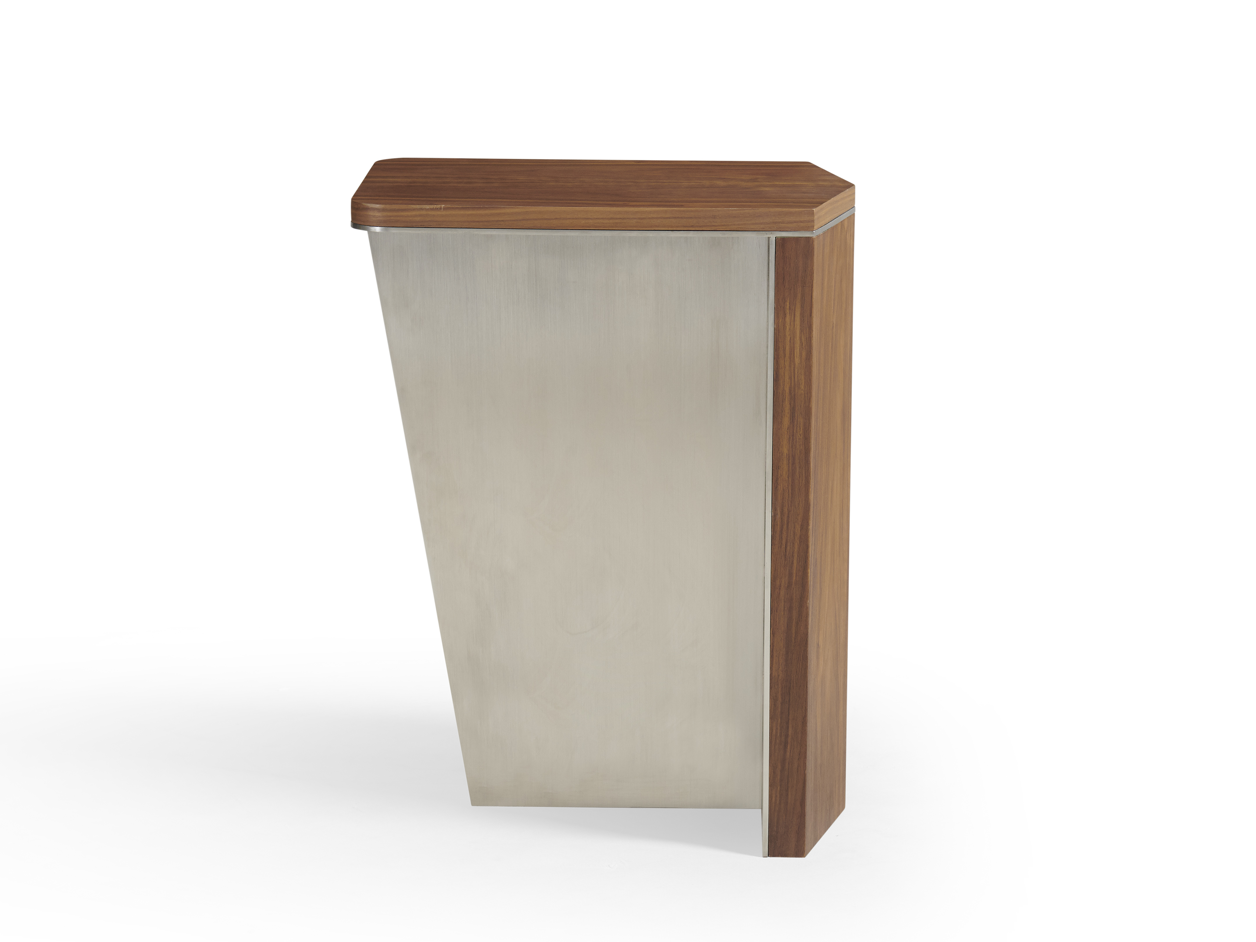 de sousa hughes atelier purcell Aegialia Small Table6 DarkWalnut StainlessSteel