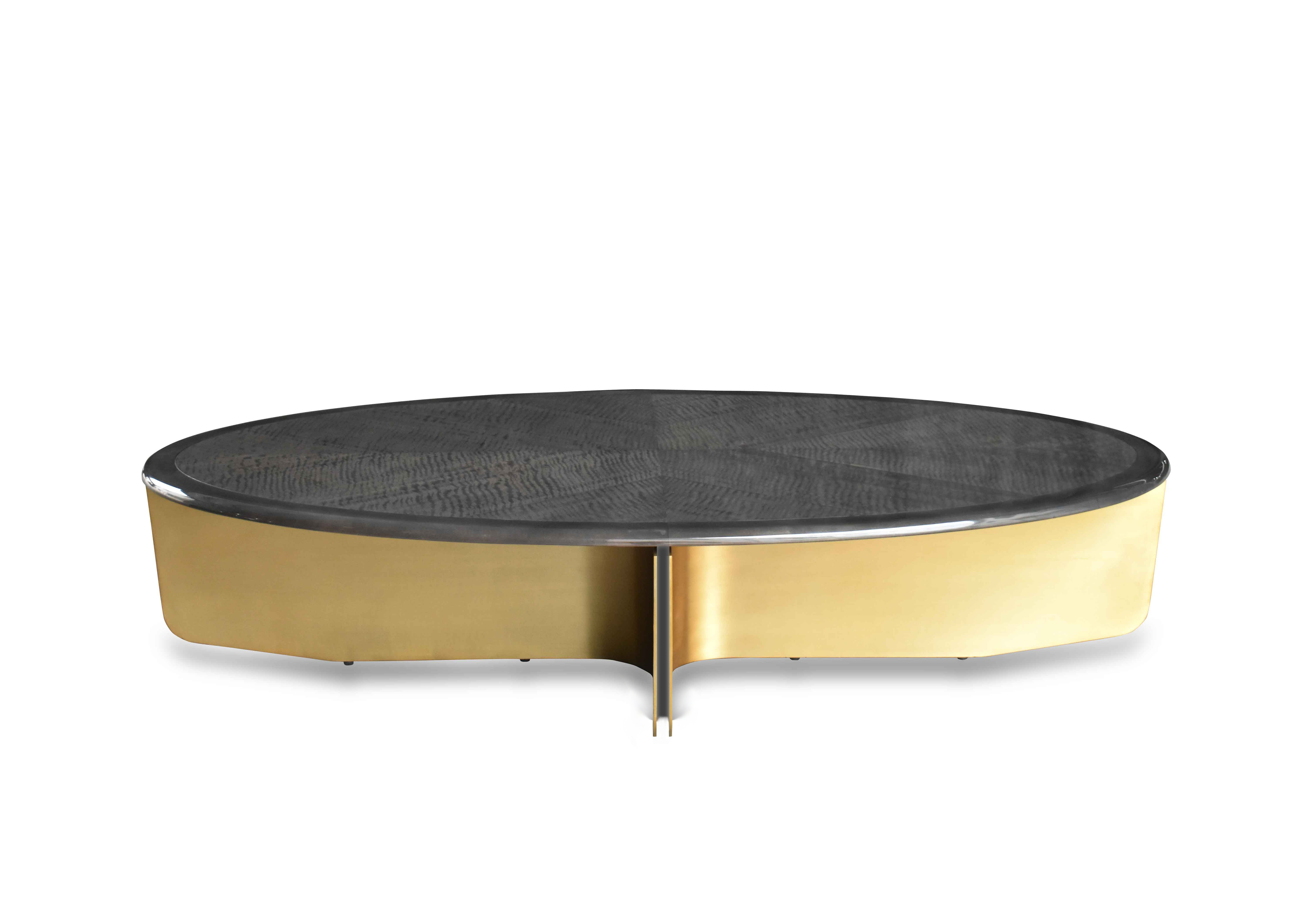 de sousa hughes atelier purcell BowWoodCoffeeTable1 BrushedBrass&SlateGreyEucalyptus