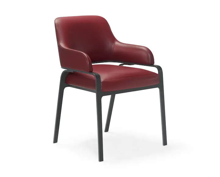 de sousa hughes atelier purcell GazelleDiningChair2 Obsidian