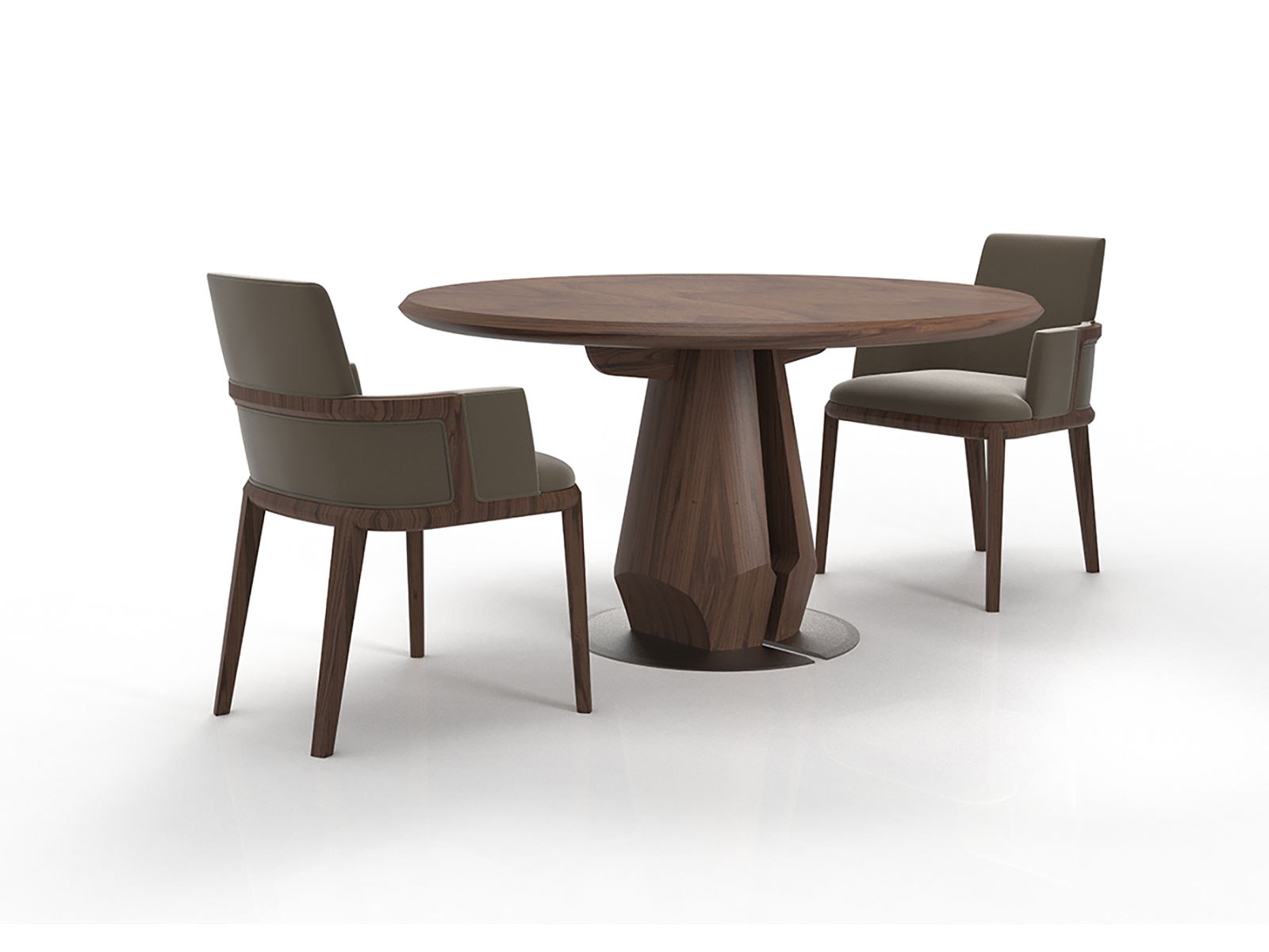 de sousa hughes atelier purcell henley round dining table natural walnut 2