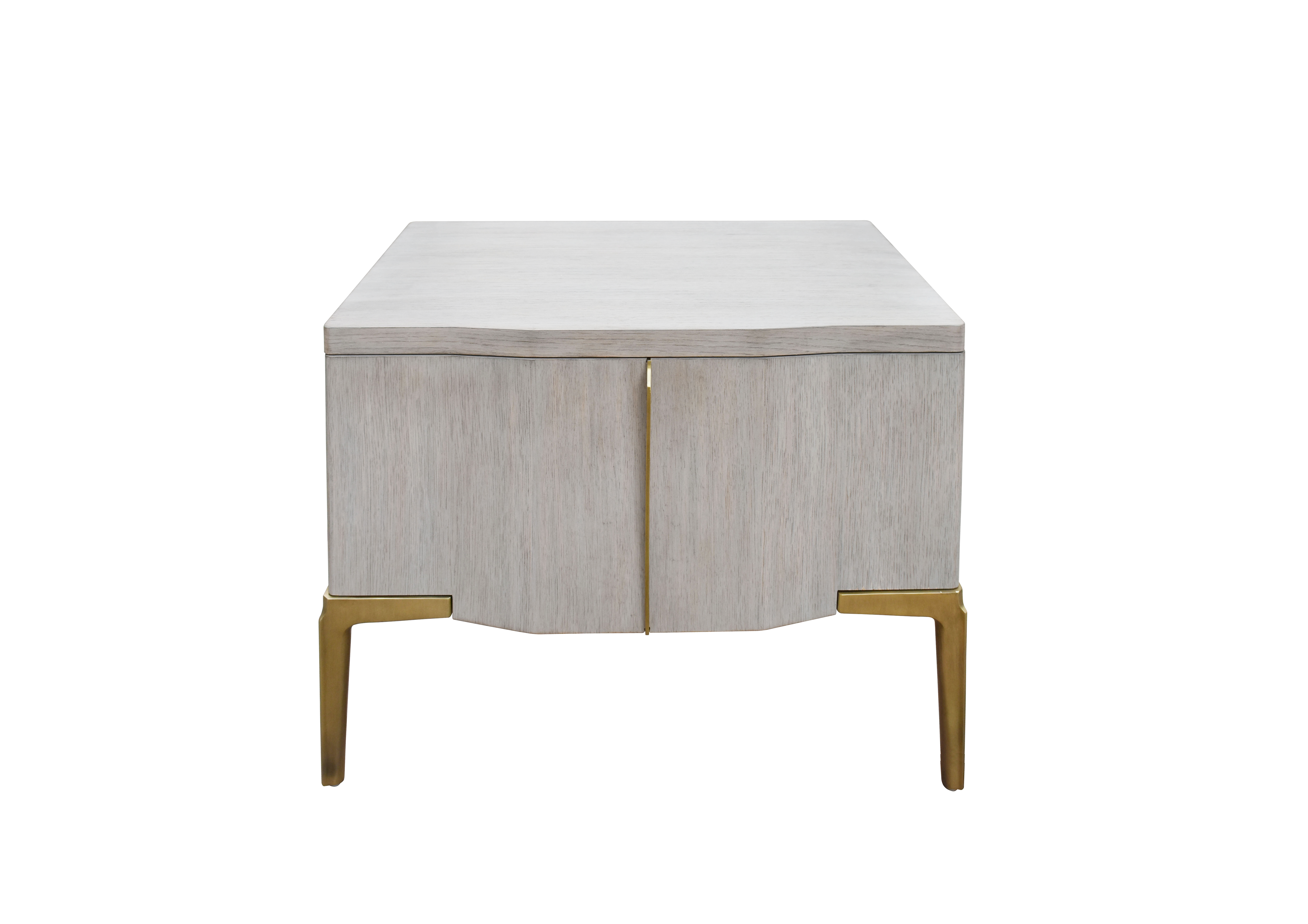 de sousa hughes atelier purcell KheperaBedsideTable1 LondonFogOak&HandPatinatedLightBronze