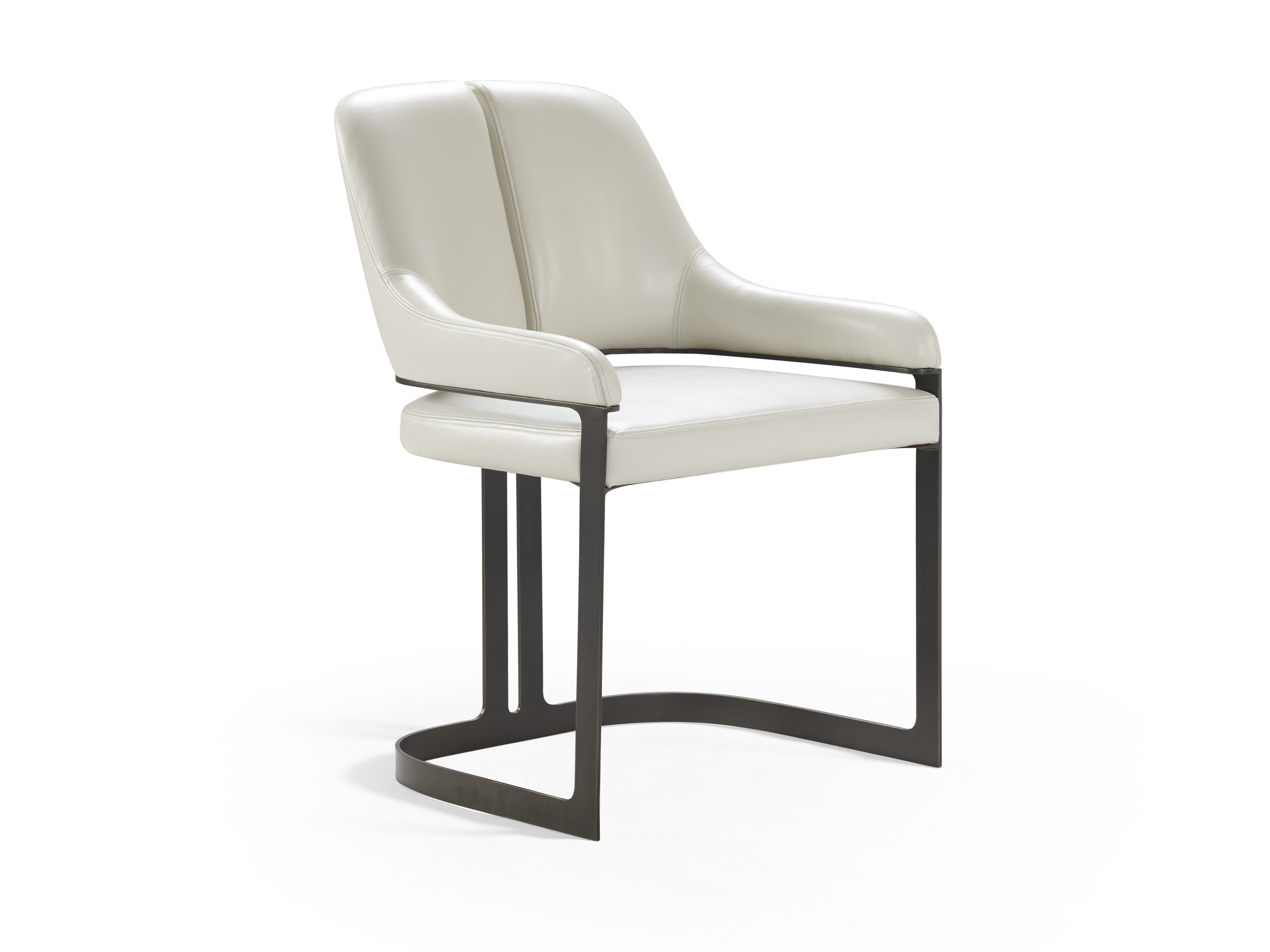 de sousa hughes atelier purcell PadiusSideDiningChair7 DarkBronze