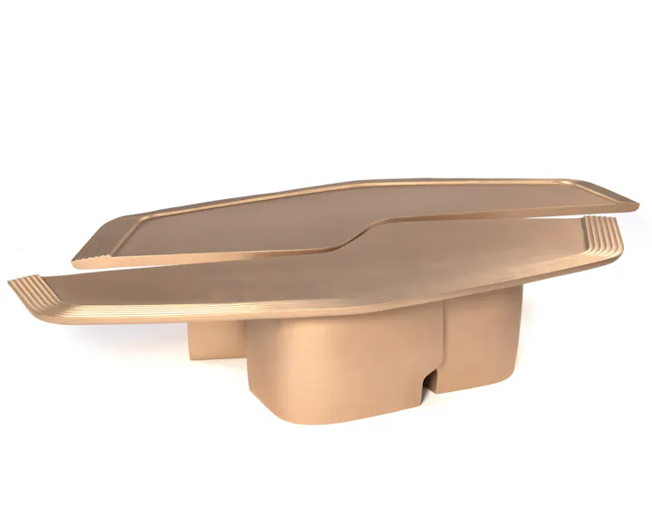 de sousa hughes atelier purcell serprentine coffee table bronze 1