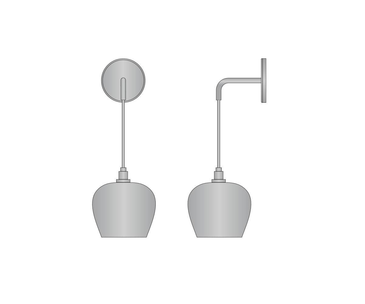 Jonathan Browning Vallayer Sconce dimensions