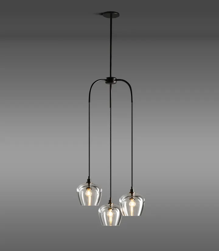 de sousa hughes jonathan browning Vallayer 3 Light Pendant
