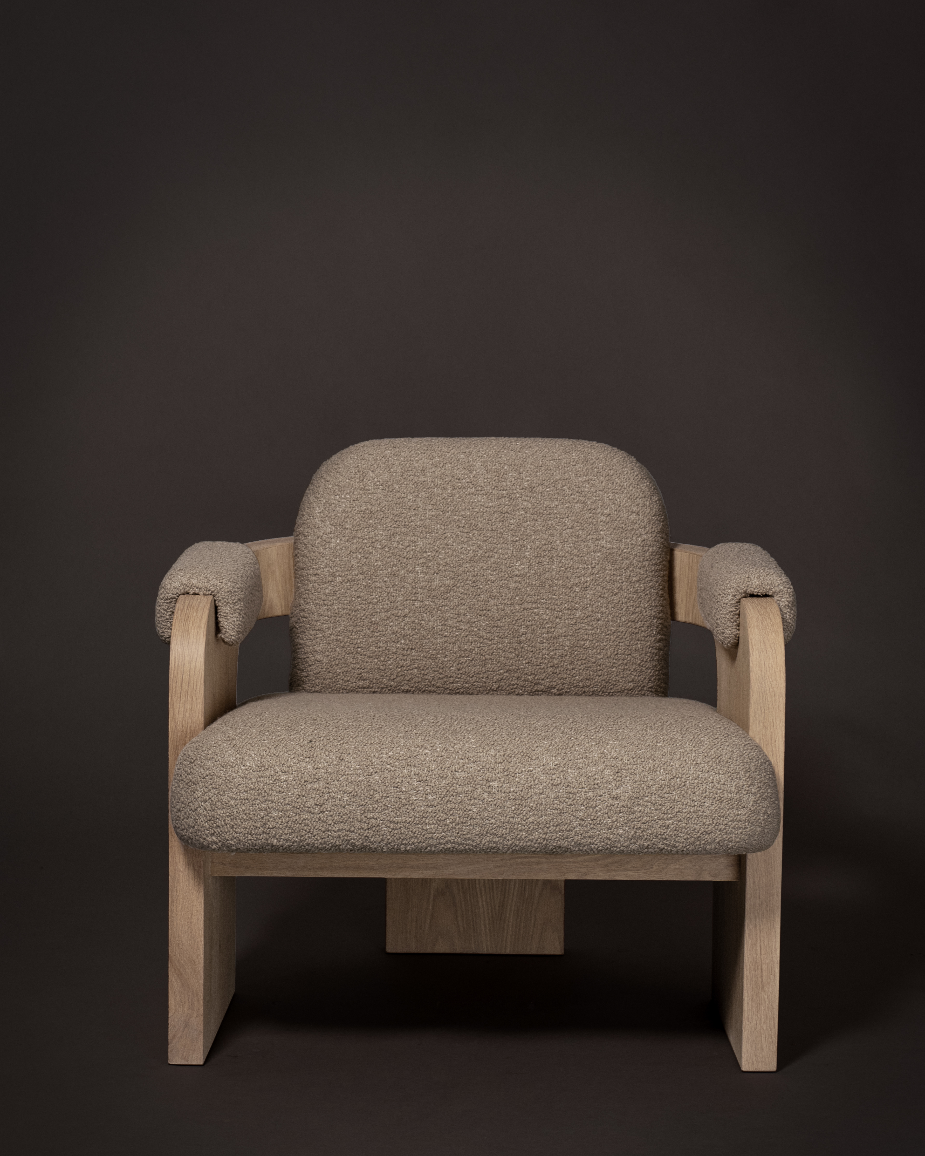 de sousa hughes john pomp Unearthed Lounge Chair Natural Oak Rough TerrainDune