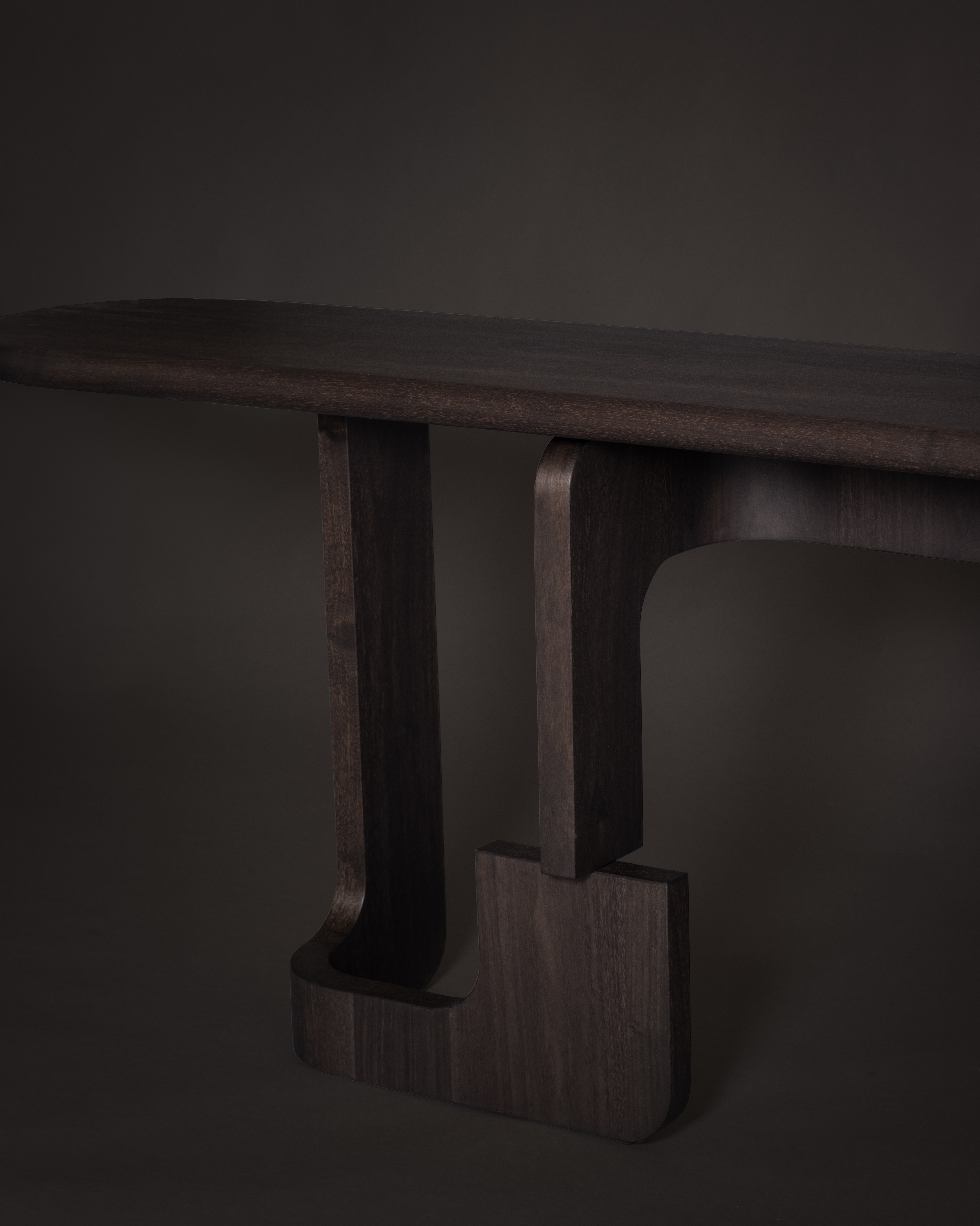 de sousa hughes john pomp Unearthed Smoked Walnut Console detail